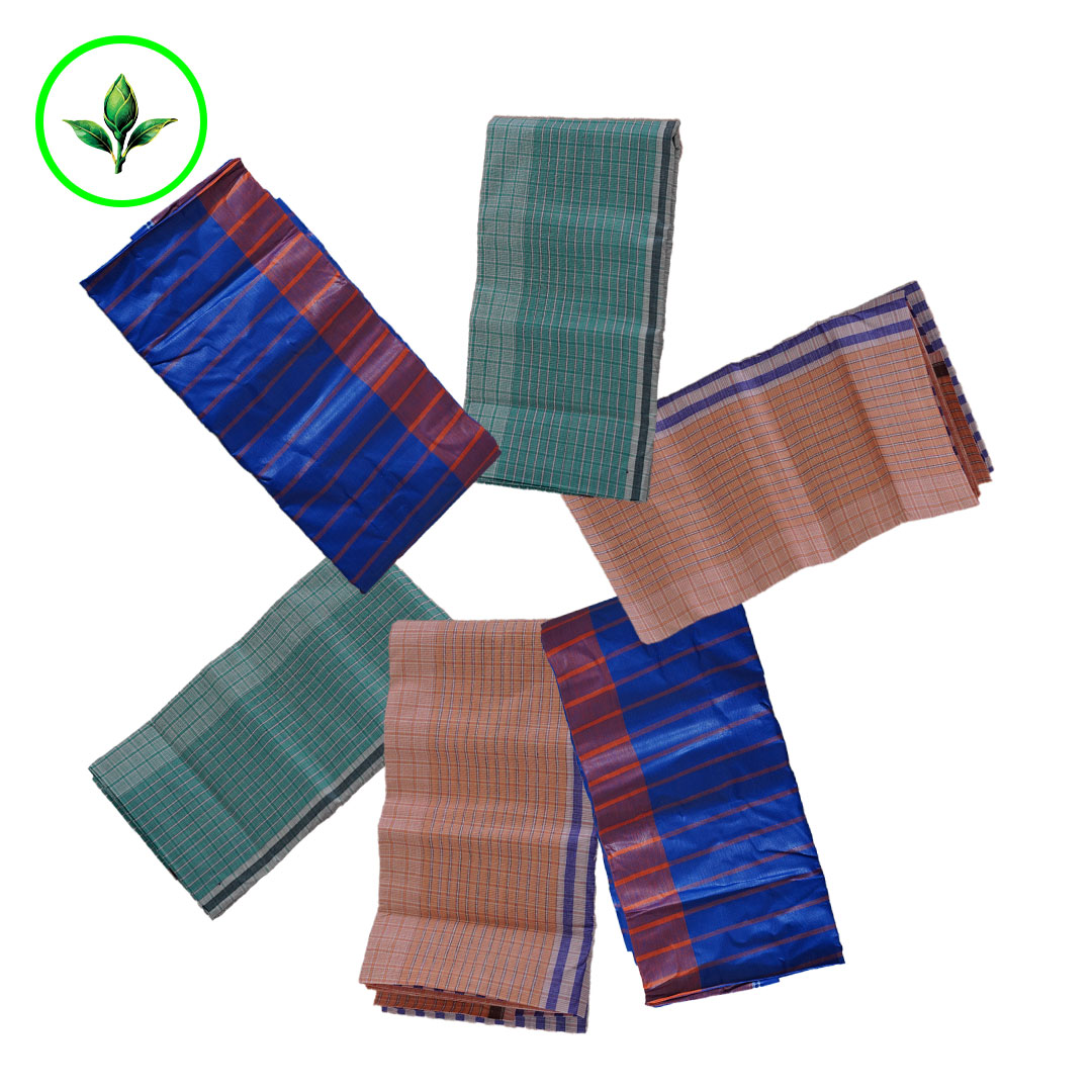 Premium Pure Cotton Lungi Collection - আভিজাত্য আর আরামের নিখুঁত সমন্বয়- 1pcs
